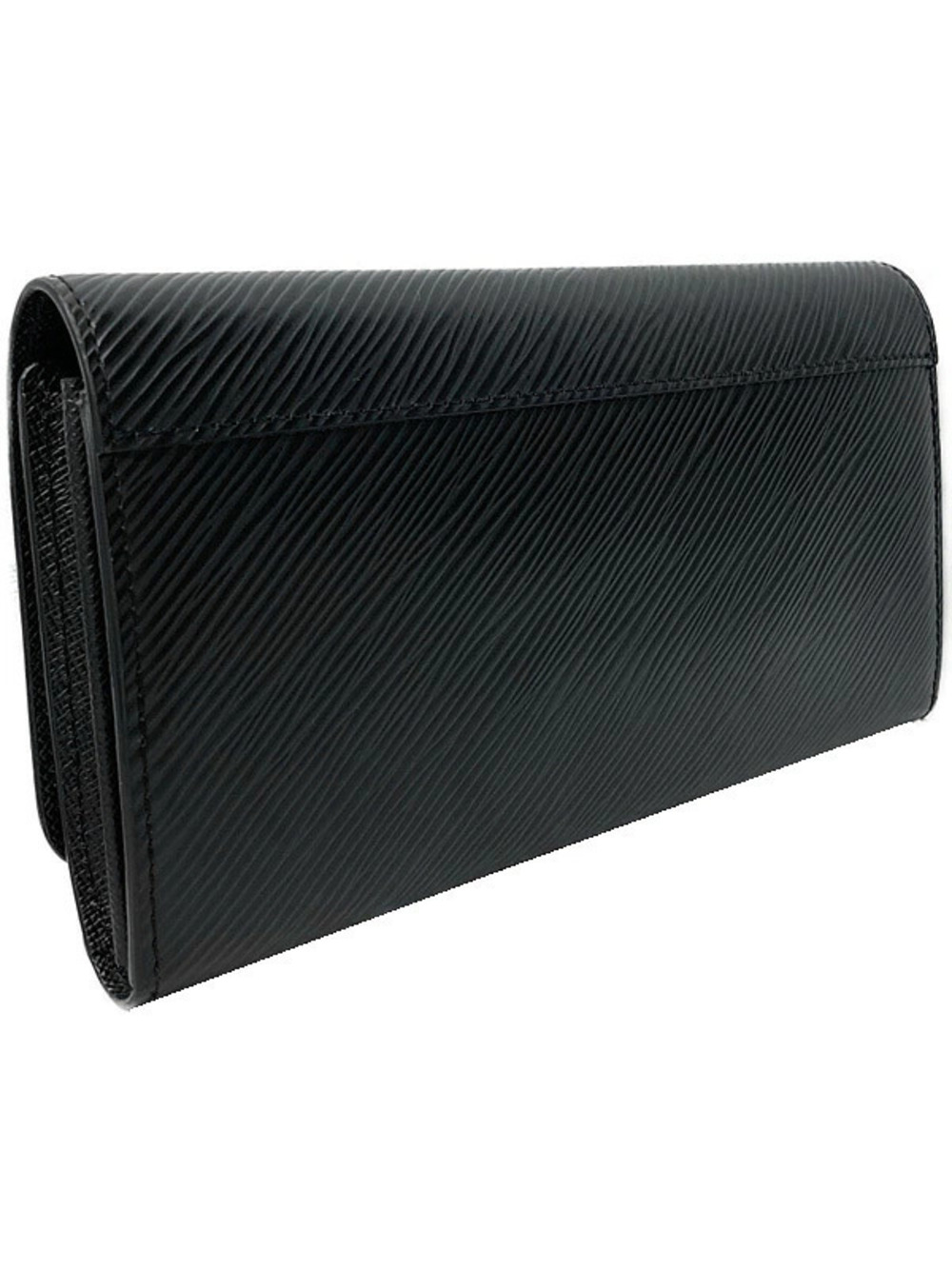 Louis Vuitton fold Wallet Portefeuille Epi Long Bi Twist Black